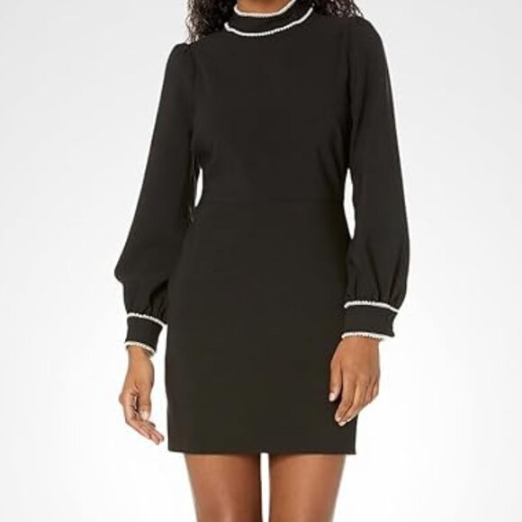 LIKELY Womens Women's Lovey Dress Sheath Cap Sleeve Mock Neck New w/ Tags $150! - Picture 1 of 5